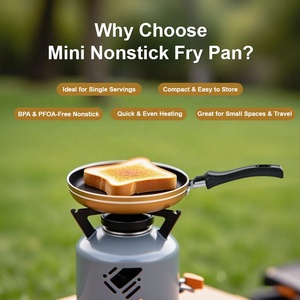 Bán Buôn Không Dính Mini Fry <span class=keywords><strong>Pan</strong></span> Trang Trí Nhà Bếp Chảo Cho Bữa Ăn Sáng Nhôm Bít Tết Trứng <span class=keywords><strong>Pan</strong></span> Di Động Cắm Trại Bộ Đồ Nấu Nướng - Product Image 6