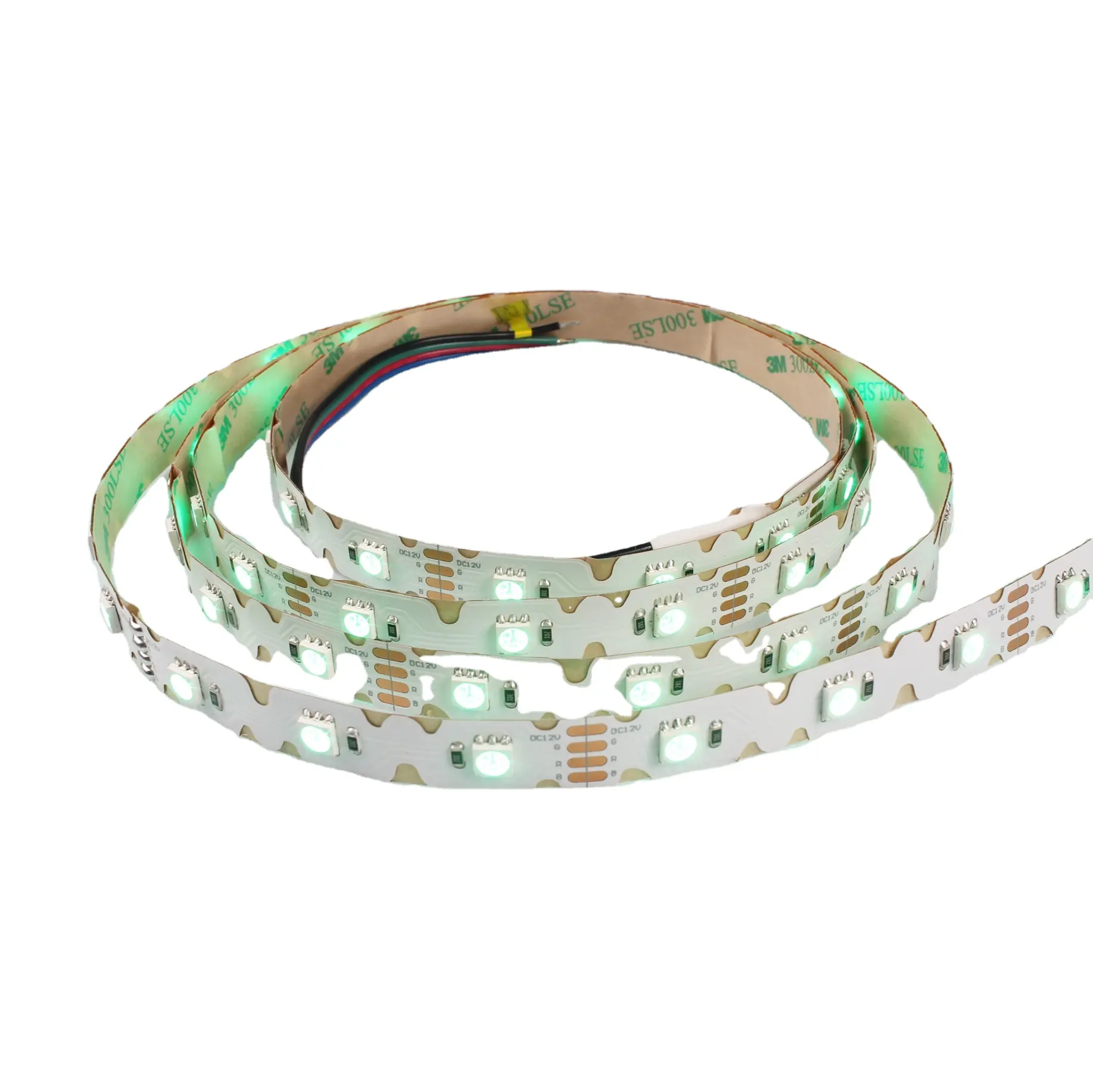 12V LED snake light 42leds/m multi-angle lateral bending zig zag LED strip smd 5050 rgb