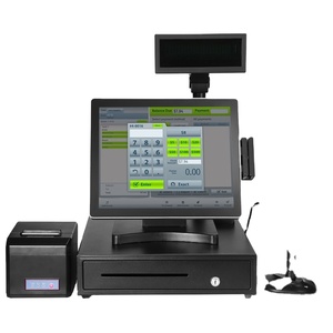 High Resolution All-In-One Restaurant POS Machine , POS <strong>Software</strong> ,POS <strong>System</strong> with Card Reader - Product Image 6