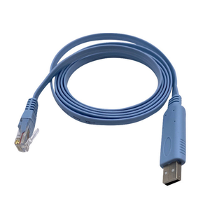 1.5m <strong>USB</strong> 2.0 to RJ45 Rollover <strong>Serial</strong> Port Console Cable PVC Jacket with Braid Shielding for Computer Network Data Cables - Product Image 4