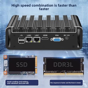 Linux ile endüstriyel kontrol Mini masaüstü bilgisayar Core I5 Mini ev sahibi kullanılan Intel işlemci oyun iş için Pfsense OS - Product Image 4