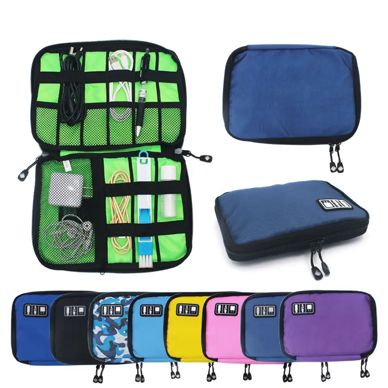 Portable câble organisateur sac voyage numérique accessoires électroniques sac de rangement chargeur USB support de banque d'alimentation câble étui sacs