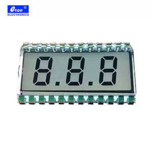 Benutzer definierter 70-Pin-7-Segment-Monochrom-LCD-Display 4-stelliger Kraftstoffsp ender mit 40-poligem Platinen modul - Product Image 4