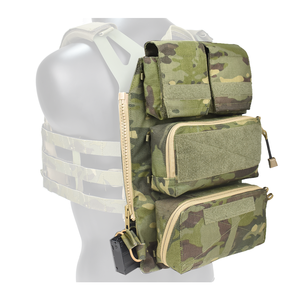 Custom Tactical Accessory 2.0 CPC AVS JPC Camouflage Bag Nylon Vest <strong>Pouch</strong> with Zip-On Panel Hunting Outdoor Use Made Nylon - Product Image 1