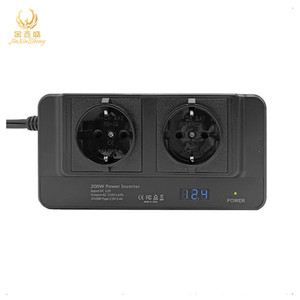 新型200瓦车载逆变器12V 220电源转换器数显点烟器接口充电器输入5V DC交流 - Product Image 5