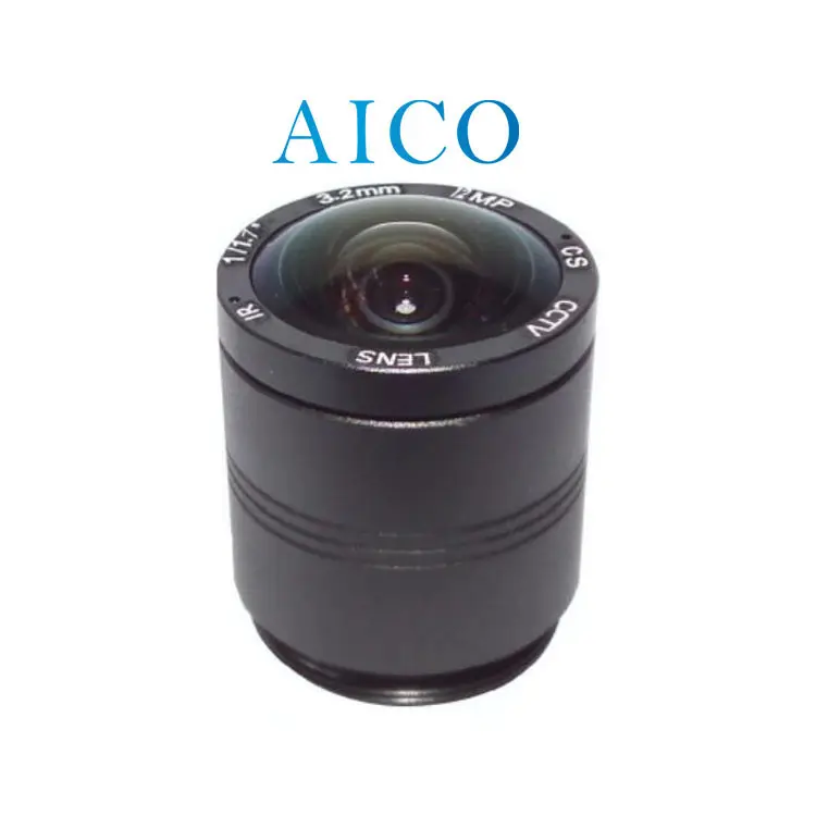 focal length 3.2mm F2.0 wide angle 4k 3.2 mm 12mp cs mount uhd fixed cctv lens for 1/1.7" 1/1.8" sensor format