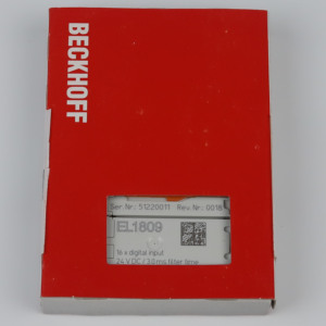 Beckhoff EL1809 PLCプログラマブルロジックコントローラデジタル入力モジュールEtherCAT端子付き入力出力 (IO) - Product Image 3