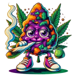 420 Cần sa ngày Thiết kế cần sa văn hóa dtf truyền nhiệt in ấn đính sắt Stickers cho áo sơ mi gối túi trang trí - Product Image 2