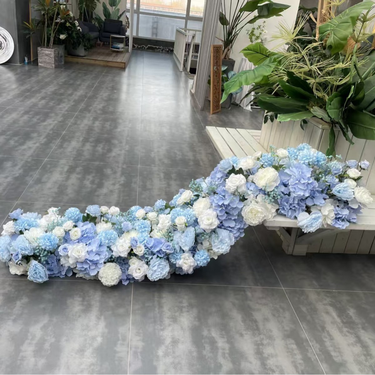 Light Blue White