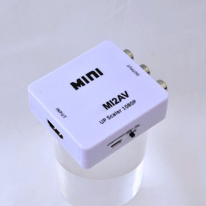 Quality Mini HDTV 4K <strong>Input</strong> to 3 RCA Audio Video AV CVBS 1080p <strong>Output</strong> Converter Box for Computer DVD to HDTV
