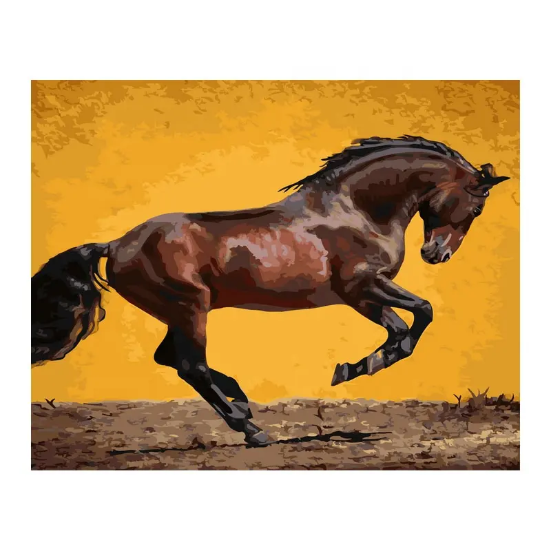 Melhor pintura por números cavalo pintura por números crianças foto decorada