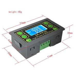 Modulo regolabile del ciclo di lavoro di frequenza di impulso dell'affissione a cristalli liquidi PWM di modo ZK-PP2K modulo del Driver del generatore 8A del segnale di PWM per il motore/lampada - Product Image 2