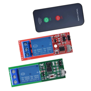 IR 1 canale ricevitore a infrarossi interruttore di guida relè Driver modulo scheda 5V / 12V + telecomando attivo - Product Image 5