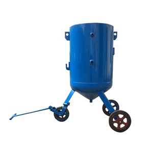 Taşınabilir mobil manuel Mini kum kumlama tankı çelik atış kum kumlama kum kumlama tankı kumlama tankı - Product Image 4