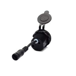 DC <strong>12</strong> <strong>V</strong> 24V Output 5V 3.1A DC Connector Cable Furniture Dual USB Charger <strong>Socket</strong> for Phone Mobile - Product Image 6