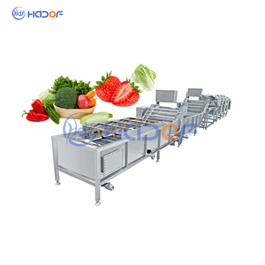 自动输送机送料连续刷气泡清洗分选果蔬清洗干燥机 - Product Image 5