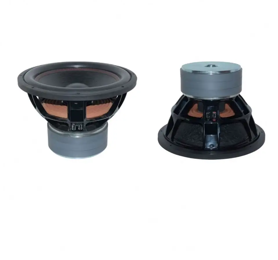 Haut-parleur de caisson de basses Subwoofer professionnel WL-1507233 de 15 pouces avec haut-parleur coaxial de voiture Tweeter