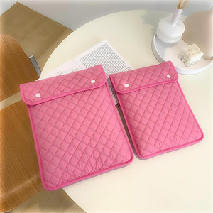 Y342 copertura portatile griglia per le donne graziosa custodia per il trasporto compatibile con 10 e 11 pollici computer portatili Puffy custodia Tablet