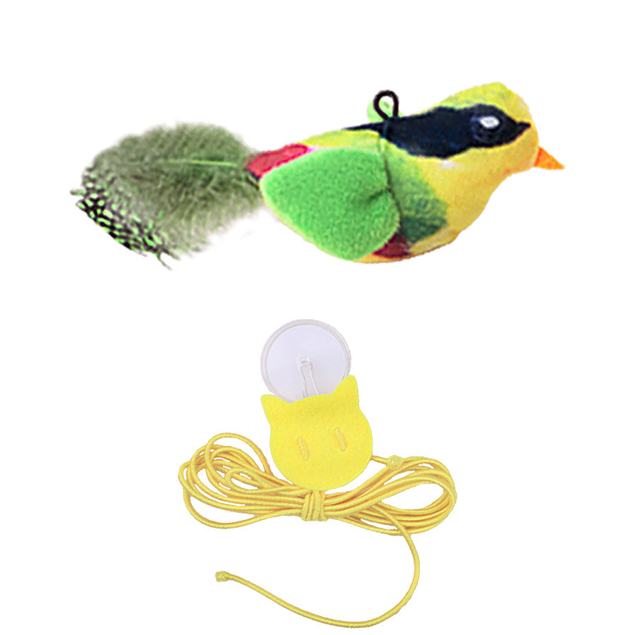 Oiseau chantant vert