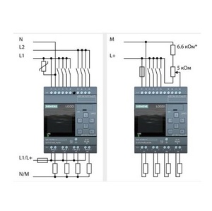6ED1052-1HB08-0BA2 24RCEロジックPLCモジュールロゴ8.4 24 V DC電源リレー出力8入力デジタル入力 - Product Image 3