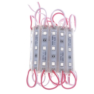 12V modülü led 5054 7211 kırmızı ışık 0.75w 3 led su geçirmez ip65 5054 led modülleri - Product Image 6