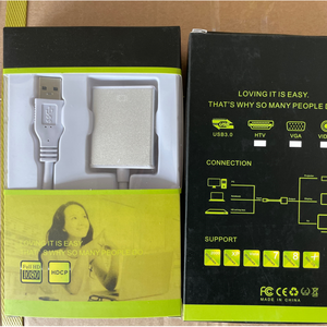 Magelei-Adaptador USB 3,0 a HDMI, con salida de Audio para ordenador portátil y PC, HDTV/Monitor/proyector y más