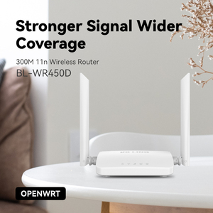 Gelişmiş güvenlik ve ebeveyn kontrolleri ile BL-WR450D V3.0 N300 yüksek hızlı kablosuz yönlendirici hızlı Internet erişimi - Product Image 2