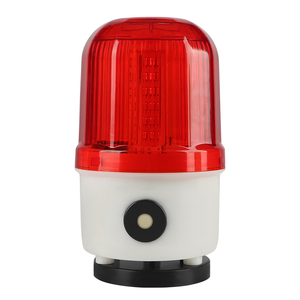 Sistema de alarma de volumen ajustable de 24V CC con luz de advertencia intermitente giratoria, 1 unidad - Product Image 1