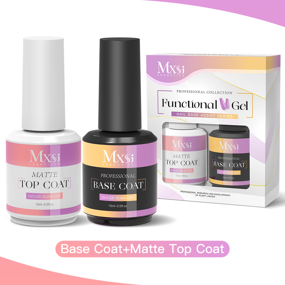 Base Coat + Matte Top Coat