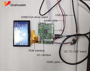 800cd/m2 PCAP 5 pollici touch screen luce solare leggibile tft <span class=keywords><strong>lcd</strong></span> modulo di visualizzazione