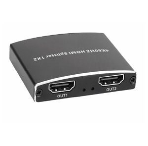 SYONG <strong>Splitter</strong> HDMI 1x2 <strong>1</strong> in <strong>2</strong> Out 4k@60Hz HDMI Audio <strong>Output</strong> EDID for Dual Monitors Duplicate Mirror Screen