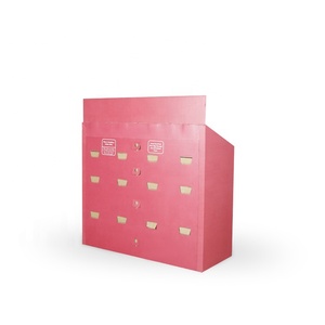 Einzelhandel geschäfte Hochleistungs-Well pappkarton Pappe Produkt boden Display Stand Karton Regal Display - Product Image 4