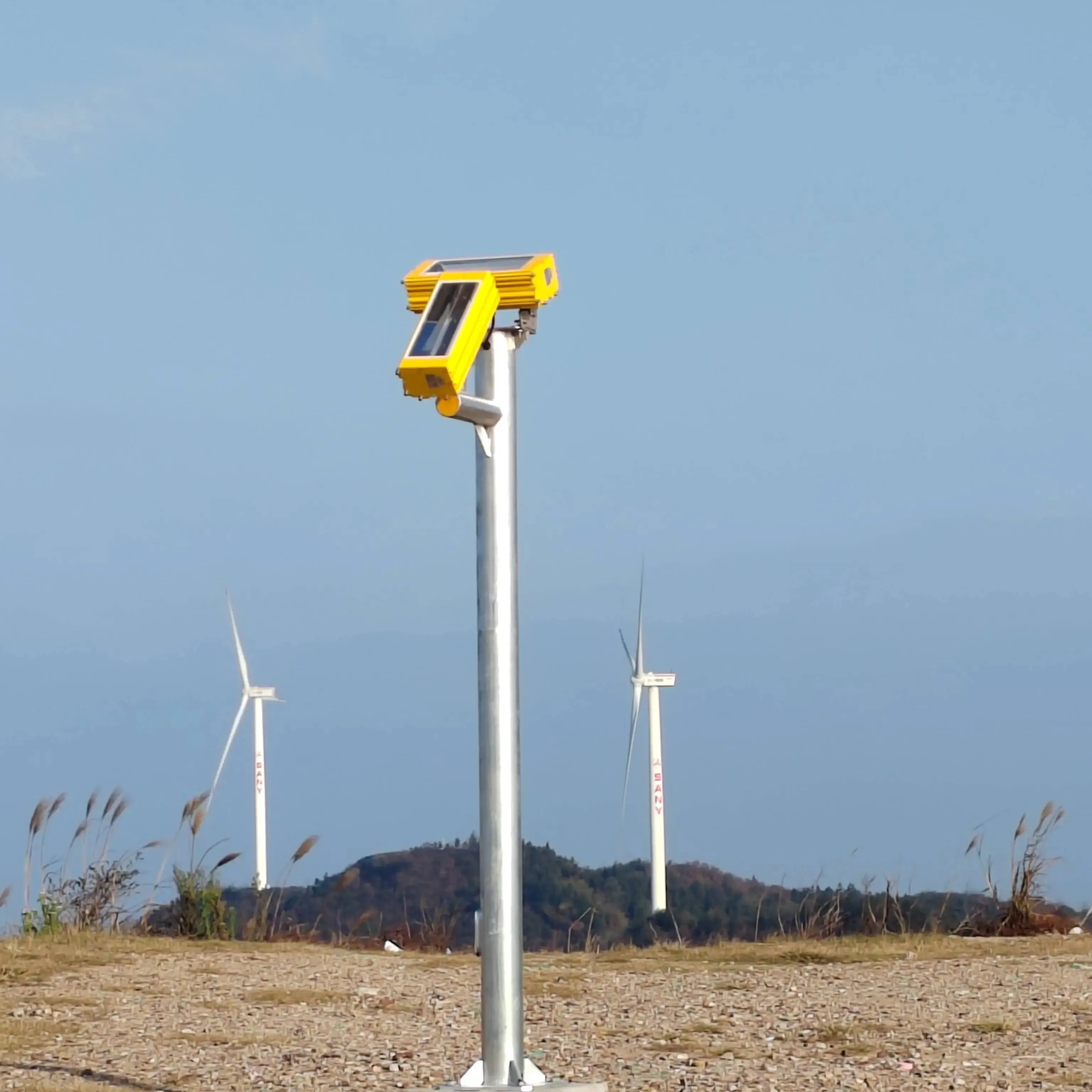 Torri, turbine eoliche LED ad alta intensità luci di avvertimento aereo stroboscopico bianco 40fpm