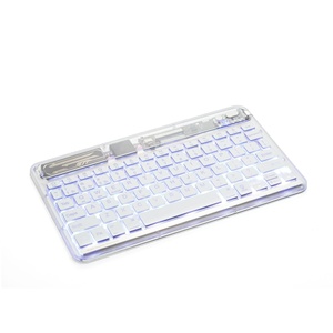 价格优惠透明78键背光无线键盘平板机械键盘 - Product Image 1