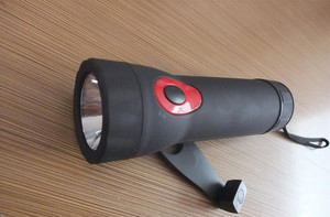 Nhà sản xuất Led đèn pin Dynamo LED torchlight 1 Led nhựa Hand Crank Dynamo sạc Micro USB cho ngoài trời khẩn cấp - Product Image 2
