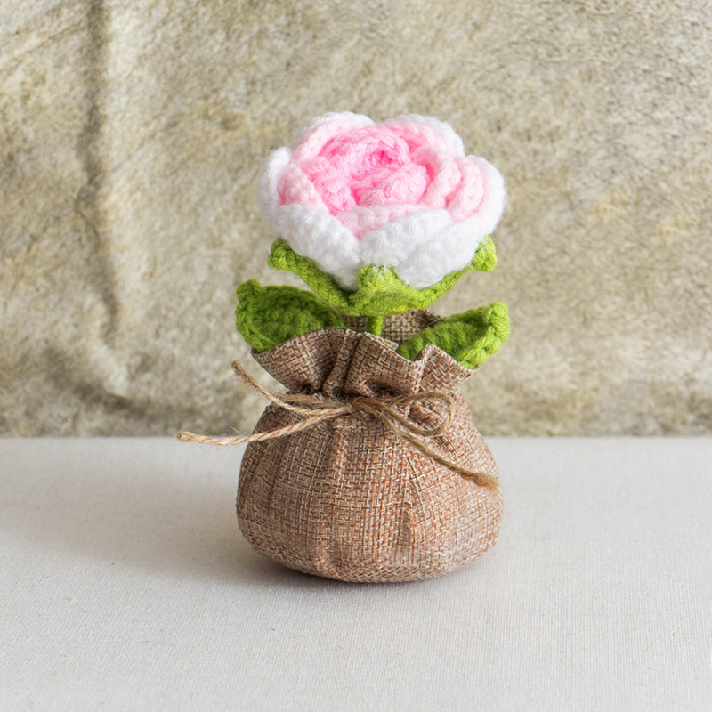 Bolsa de polvo degradado rosa
