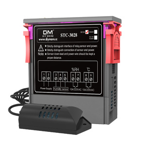 STC-3028 DC12V 10A Digital Dual LED controlador de temperatura humedad termostato - Product Image 4