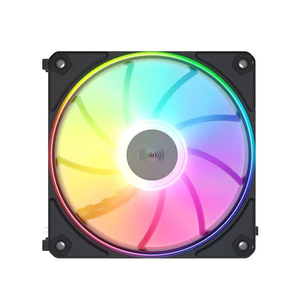ProArtist JIMU, 120mm, ARGB, montaje inalámbrico, ventilador enfriador negro puro, caja de refrigeración LED para PC, conector de 4 pines, disipador de calor de plástico para ordenador - Product Image 5