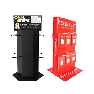 Benutzer definierte 2-seitige rotierende Zähler anzeige Peg Hooks Digitales Zubehör Trinket Key Chain Aufkleber Karton Haken Display Stand - Product Image 4
