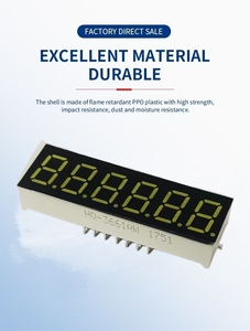 Super helle 0,36-Zoll-7-Segment-Digitalanzeige Hochwertige 6-stellige LED-Steuerung Weiße Farbe EL-Produkt - Product Image 3