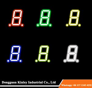 0,8 zoll einzel 7 segment led-anzeige stellige 7-segment modul zwei nachkommastellen doppel punkte
