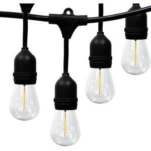 Plastic Shatterproof <strong>Led</strong> Filament Bulb for Outdoor String Light <strong>Hot</strong> Sale 220V E27 S14 <strong>1W</strong> Globe OEM Clear 80 Replacement Bulbs - Product Image 6