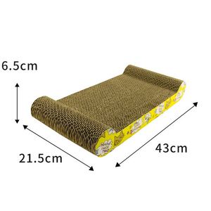 Zero <span class=keywords><strong>Com</strong></span> Pós <span class=keywords><strong>Catnip</strong></span> Brinquedo Scratcher Gato Arranhando Bordo de Papelão