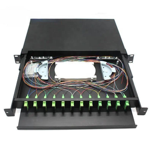 24 Port FTTH Rack-Mounted Optical ODF Fiber Optic Distribution Frame LC Connector <strong>Patch</strong> <strong>Panel</strong> CATV 3G 4G Wireless LAN <strong>Networks</strong>