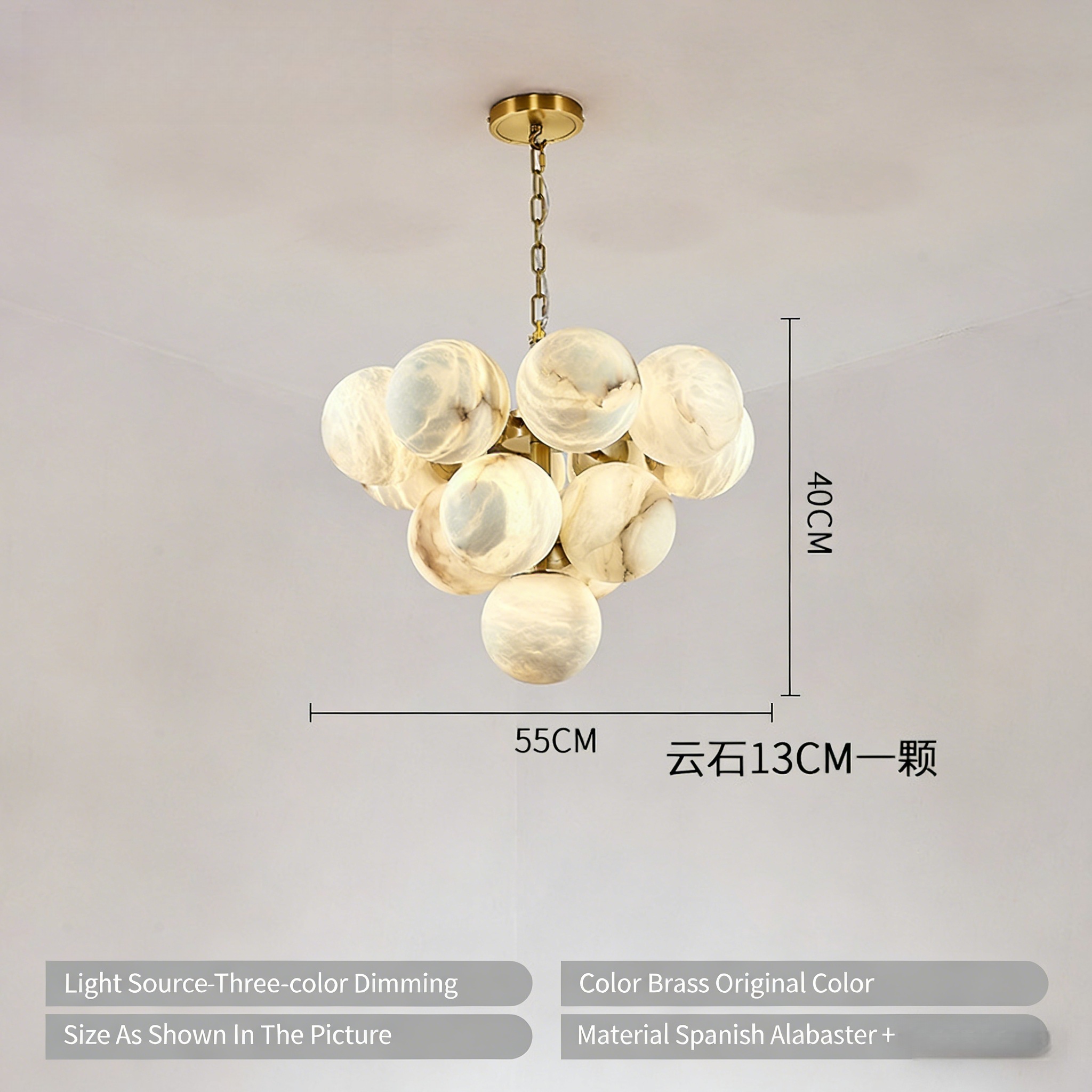 55*40cm - 13 têtes