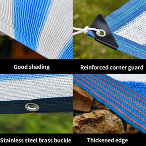 1x4m marrone parasole da balcone rete addensare la copertura dello schermo della Privacy resistente agli agenti atmosferici rete di recinzione del giardino realizzata in HDPE e plastica PP - Product Image 4