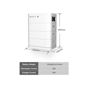 EU 9kwh-30kwh高電圧スタック型リチウム電池3000 CyclesL iFePO4電池とWiFiスマートBMSシステム (家庭用ソーラーシステム用) - Product Image 4