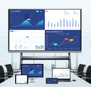 4K Android/Window OPS Tablero inteligente interactivo de 100 pulgadas Pantalla multitáctil Pizarra interactiva Computadora para educación - Product Image 2