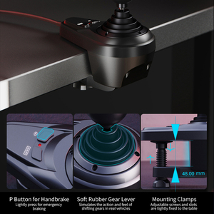 รถแข่งสำหรับ Ps4 Xbox One series รถแข่ง PC แบบสั่นสองมุม900องศา - Product Image 4