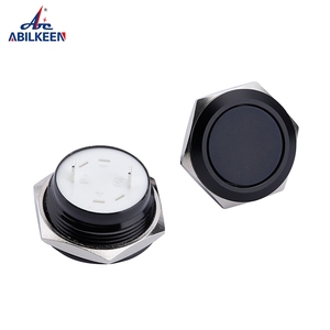 Interruttore a pulsante impermeabile in metallo momentaneo 2 Pin 22mm - Product Image 5